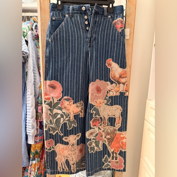 We The Free Farm to Peach Jeans NWT - Picture 3 of 3
